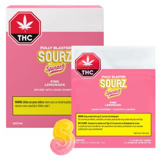 Pink Lemonade 10 pack Gummies -10 x 10mg (Sourz)