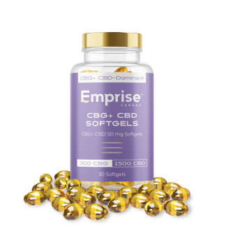 Emprise CBG + CBD Softgels - 30 x 50mg (Emprise)