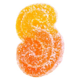 Fully Blasted Peach Orange 1:1 Gummy - 1 x 10mg (Sourz by Spinach)