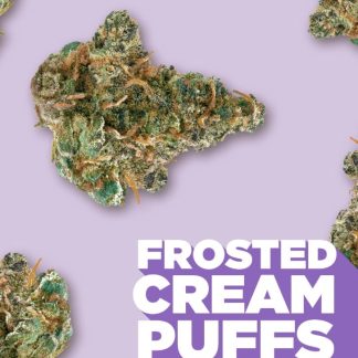 Frosted Cream Puffs - 28g (Spinach)