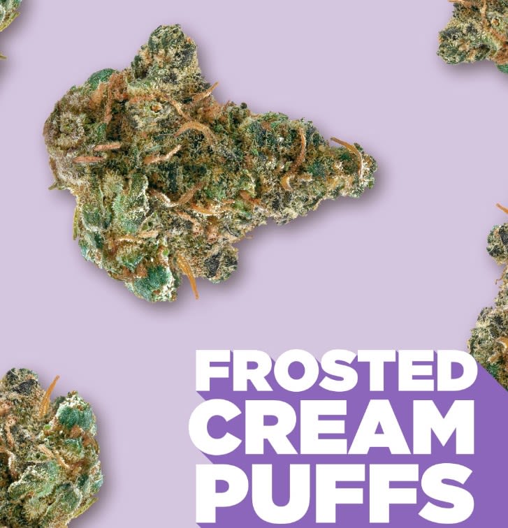 Frosted Cream Puffs - 28g (Spinach)