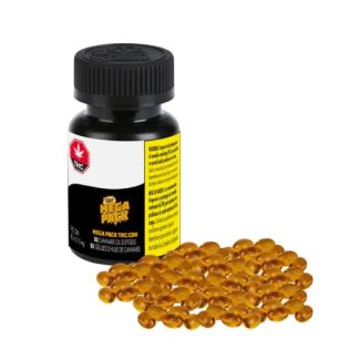 Mega Pack THC:CBD Balanced Softgels - 100 x 10mg (Tweed)