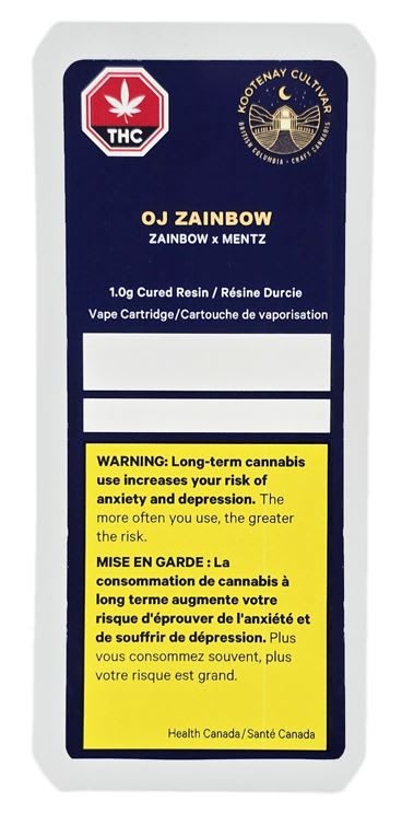 OJ Zainbow Cured Resin 510 Vape Cart - 1g (Wildcard Extracts)