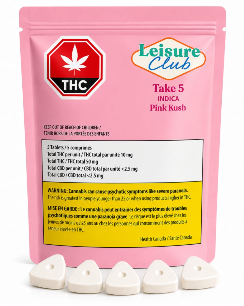 Pink Kush Tablets - 5 x 10mg (Leisure Club)