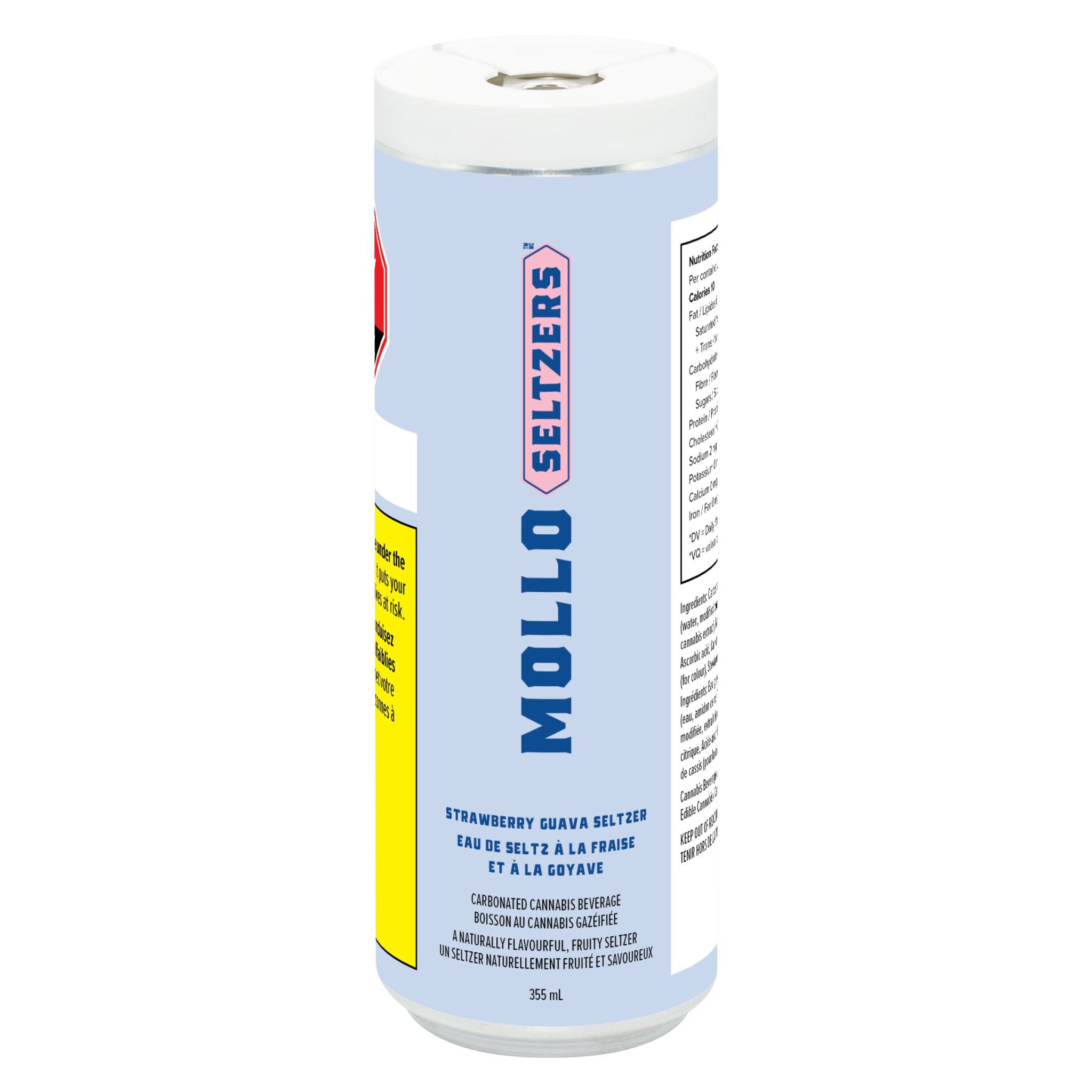 Mollo Strawberry Guava Seltzer - 355ml (Mollo)