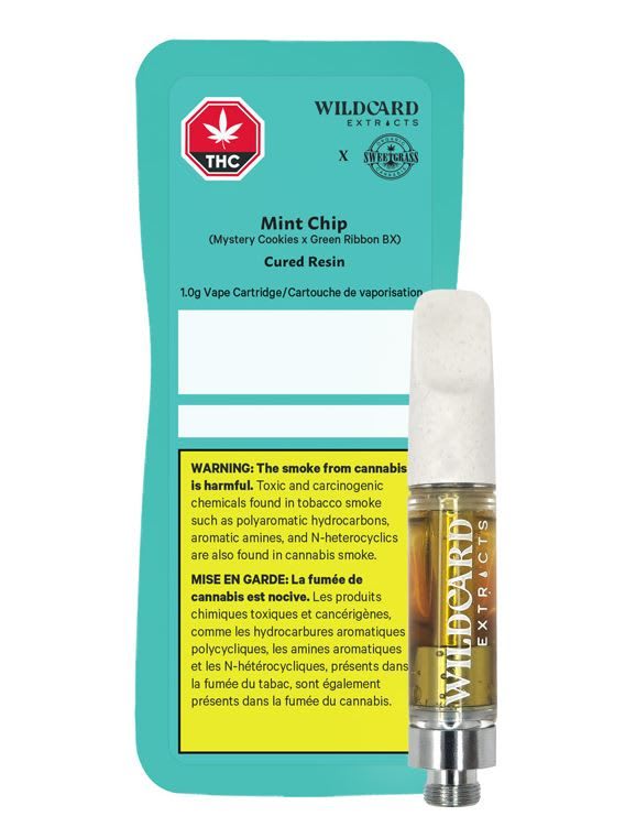 Mint Chip Cured Resin 510 Vape Cart - 1g (Wildcard Extracts)