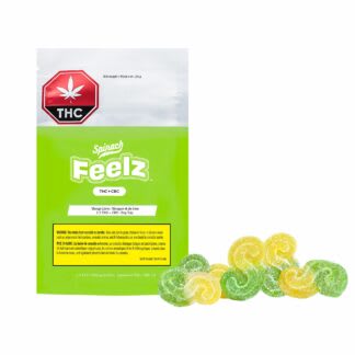 Mango Lime 1:3 THC: CBC Gummies (Spinach Feelz)