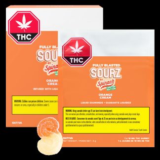 Orange Cream 10 pack Gummies - 10x10mg (Spinach)
