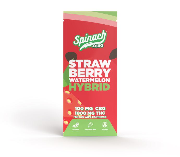 Strawberry Watermelon OG CBG 510 Vape Cart - 1.2g (Spinach)
