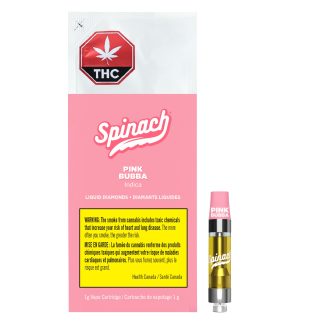 Pink Bubba Liquid Diamonds 510 Cart - 1g (Spinach)