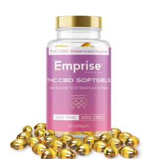 Solar Eclipse 10:10 Balanced THC:CBD Softgels - 30 x 10mg (Emprise)