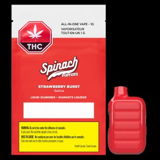 Strawberry Burst Pufferz Liq.Diamond AIO - 1g (Spinach)