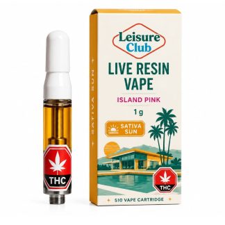 Sativa Sun Live Resin 510 Vape Cart - 1g (Leisure Club)