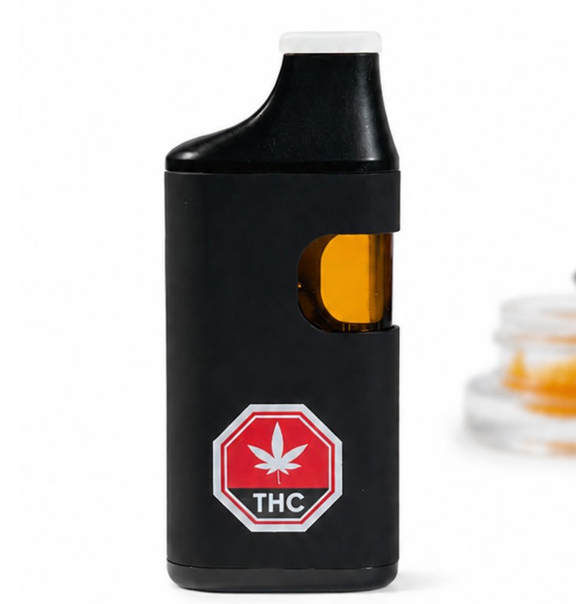 Source photograph: Saltspring Love Child Cured Resin Disposable Vape –