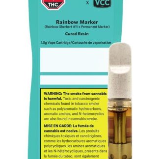 Rainbow Marker Cured Resin 510 Vape Cart - 1g (Wildcard Extracts)