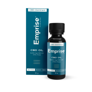 6000mg CBD Oil THC Free - 30ml (Emprise)