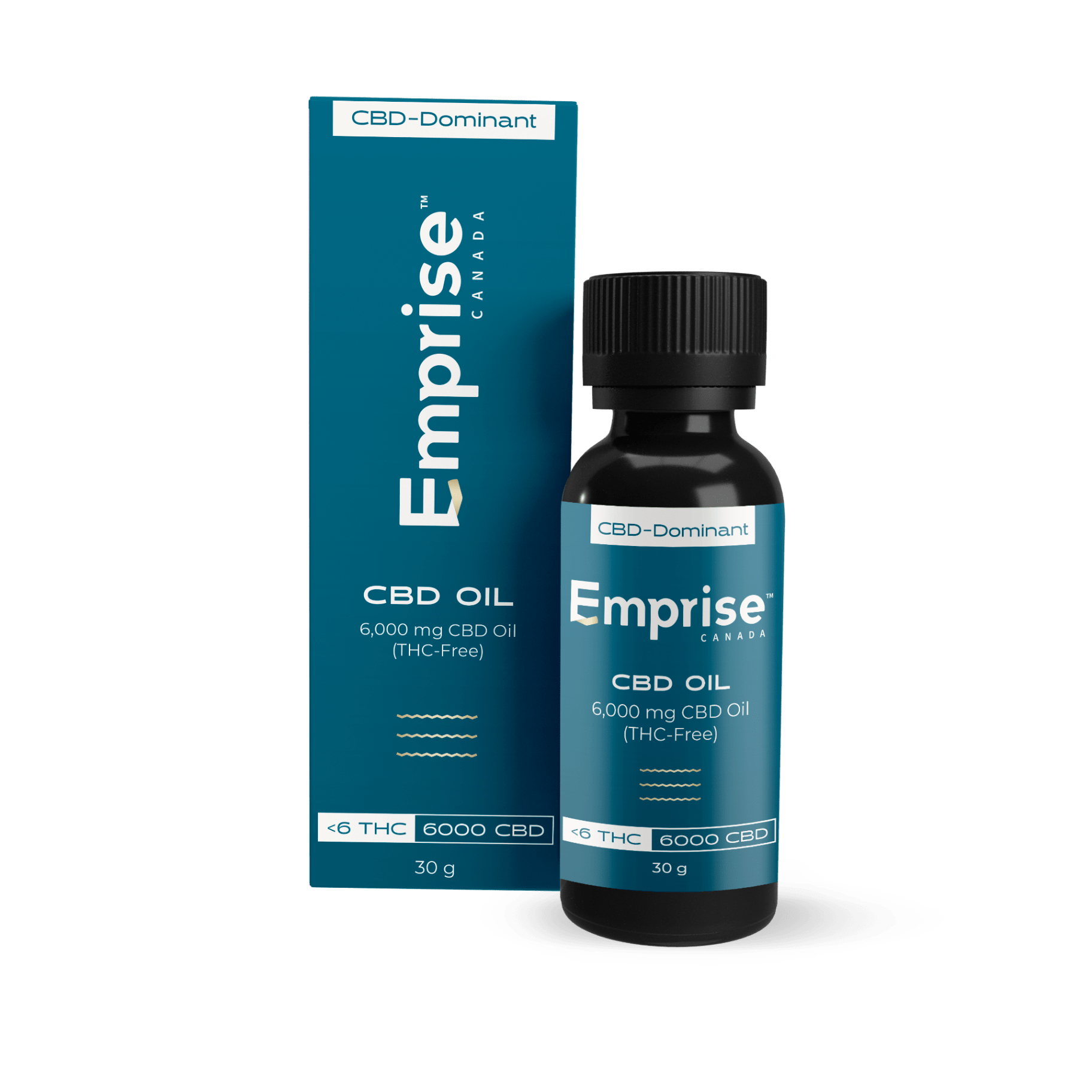 6000mg CBD Oil THC Free - 30ml (Emprise)