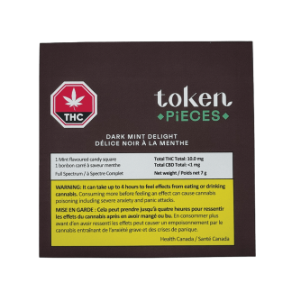Creamy Hazlenut THC Chocolate - 1x10mg (Token Pieces)